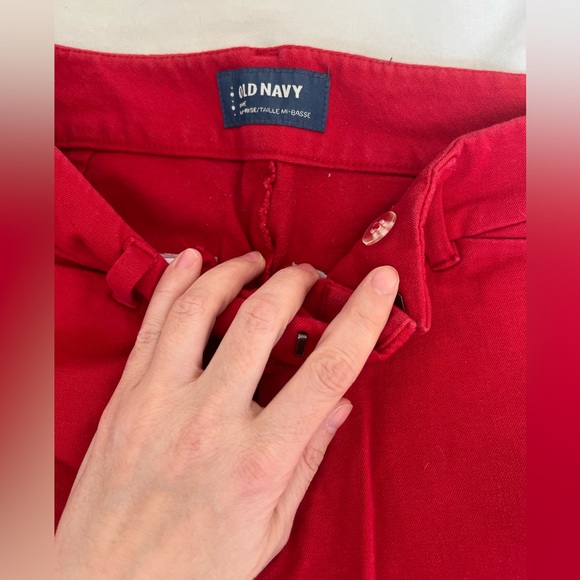 Old Navy Mid Rise Pixie Skinny Ankle Pants - Picture 3 of 10